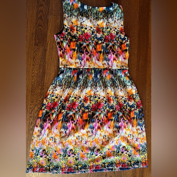 Cynthia Rowley women’s multicolor floral stretch fit and flare dress size 4. - Picture 11 of 11